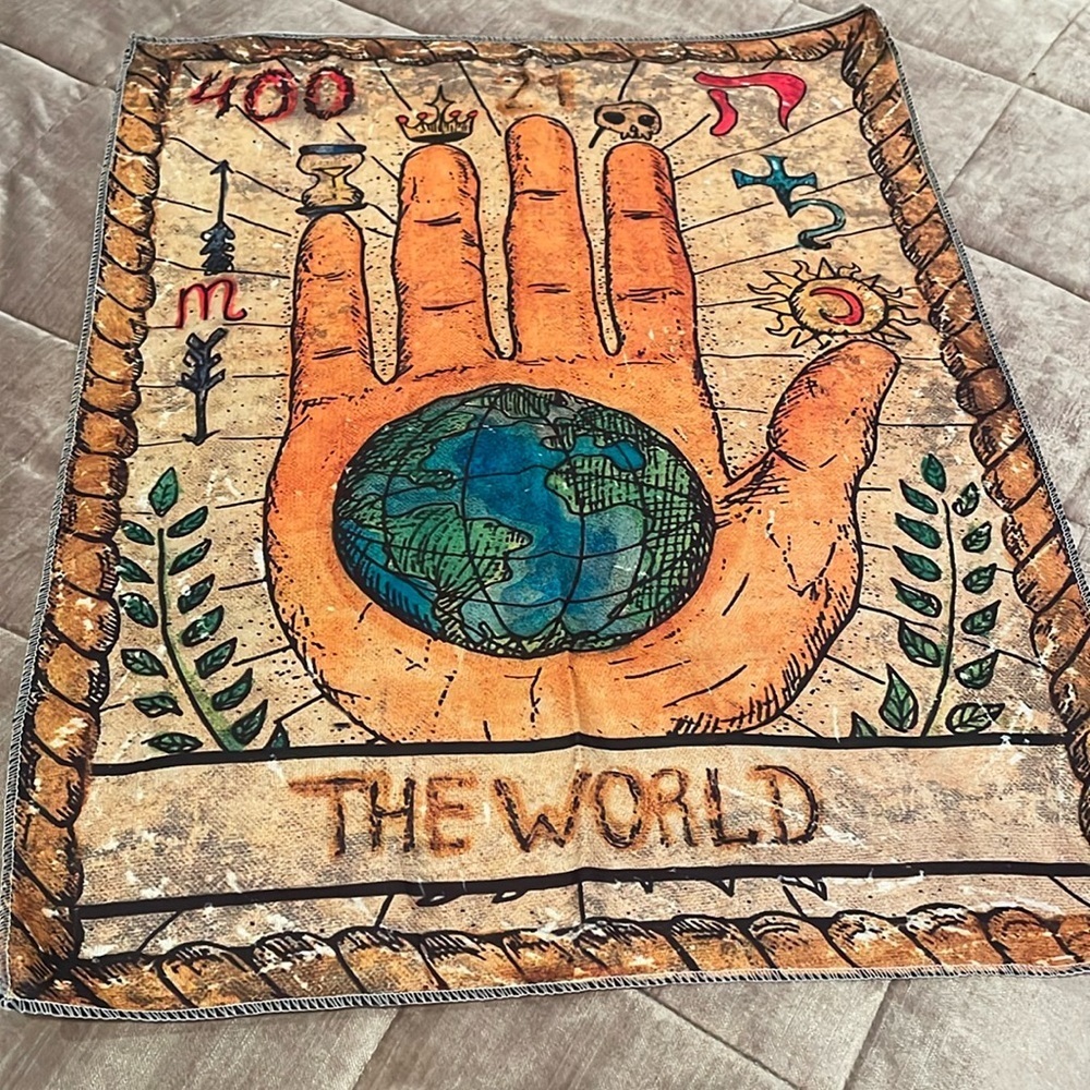 Thin Colorful Wall Hanging 15” x 19” NWOTS